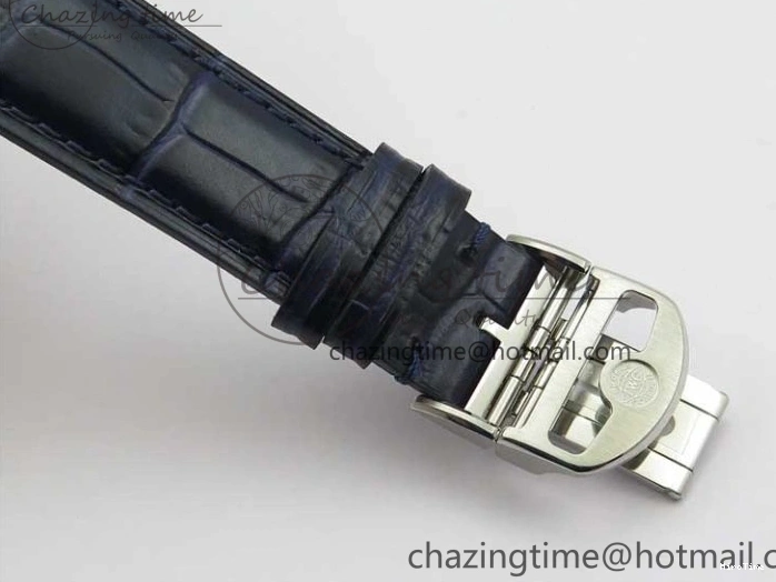 MIROTIME 0411 Packable Portuguese IW358304 ZF 1:1 Best Edition SS White Dial Blue Markers on Leather Strap A 7079